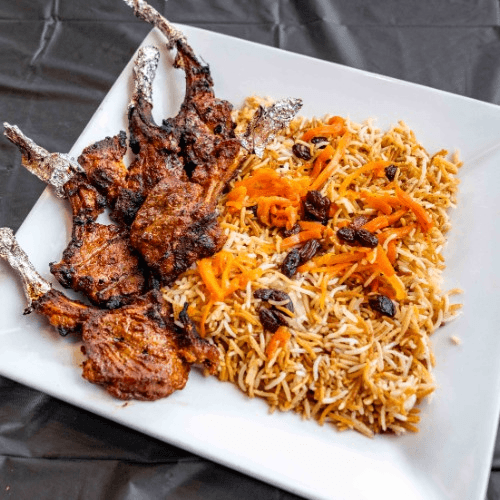 Lamb Chop Kebab.