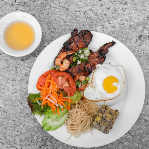 25. Com Dac Biet / Pork Chop Rice Special.