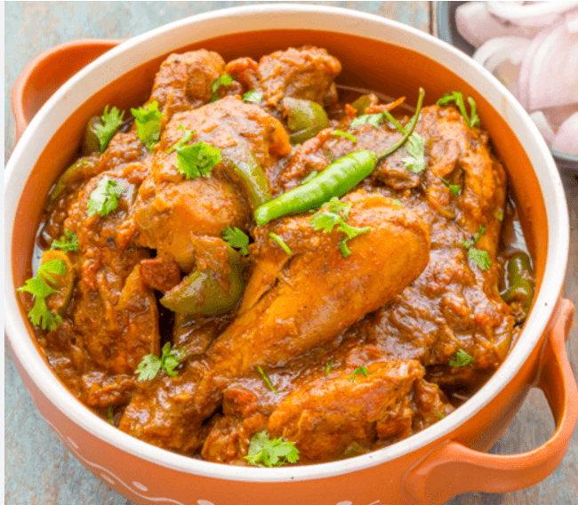 Kadhai Chicken.