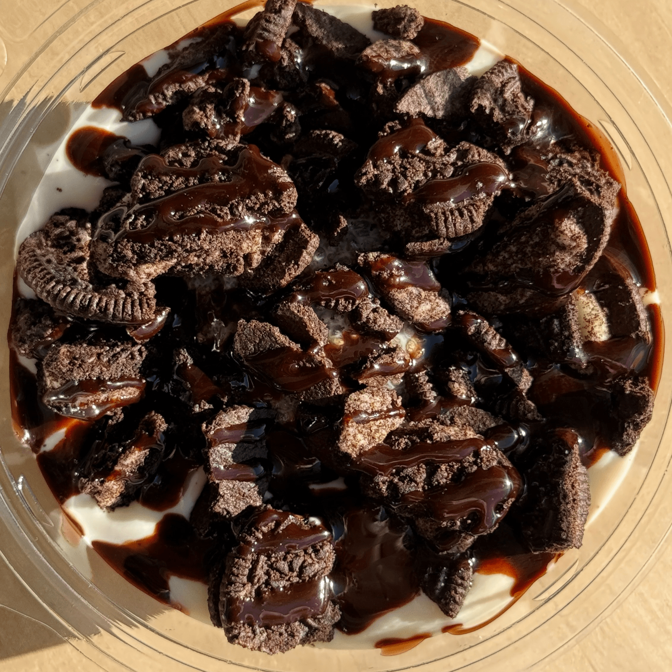Oreo Crumble Yogurt.
