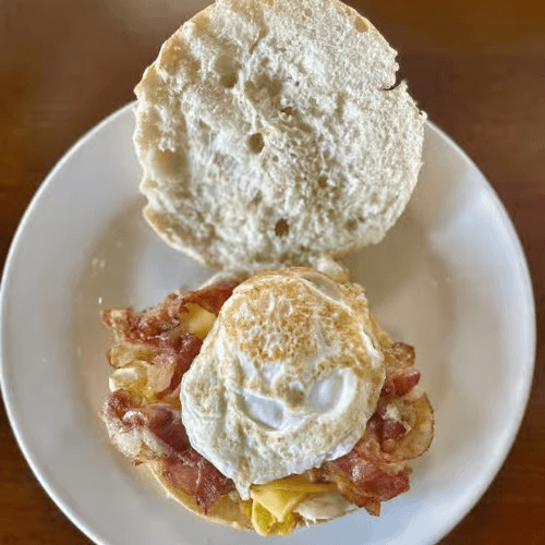 Bacon & Egg Sandwich.