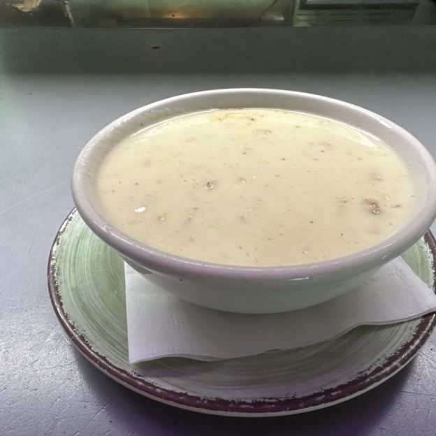 New England Clam Chowder.