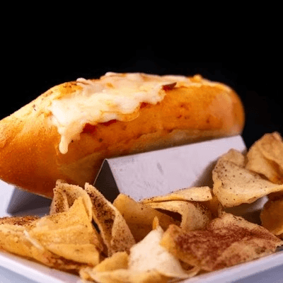 Eggplant Parmesan Sandwich.