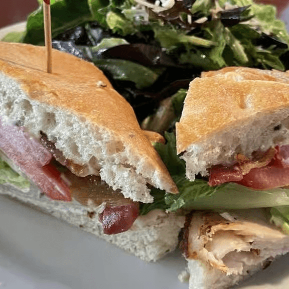 Turkey Club Sandwich.