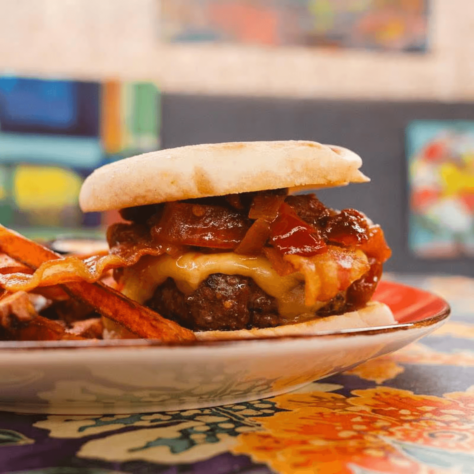 The Fire "Works" Burger.