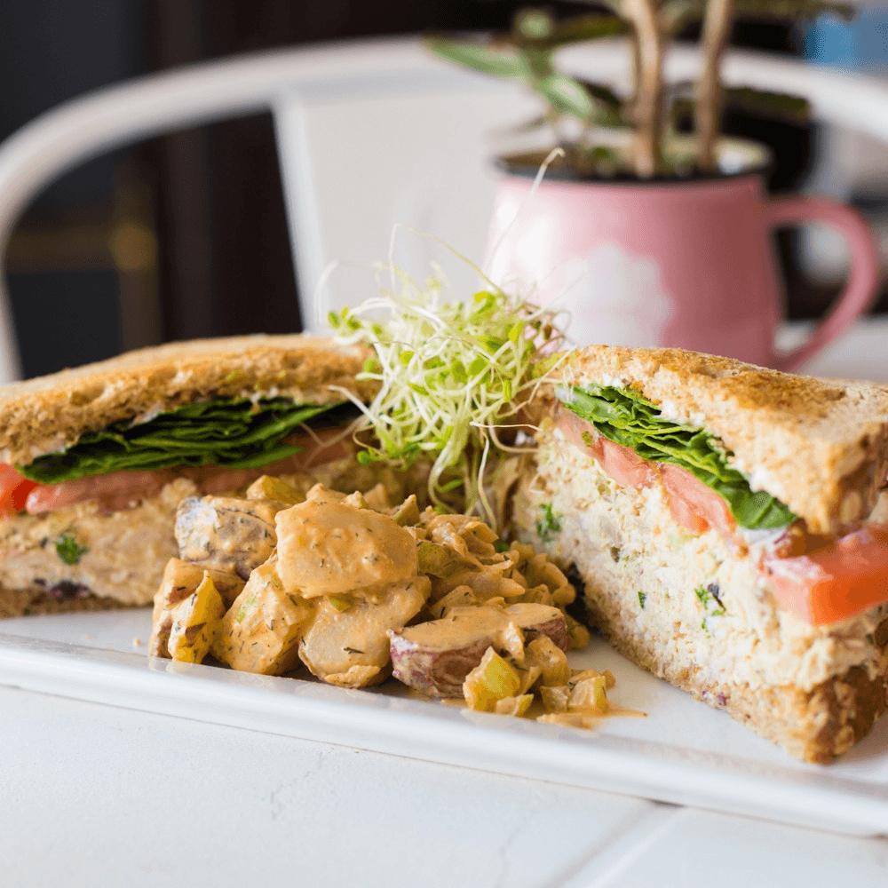 Cranberry Chicken Salad Sandwich.