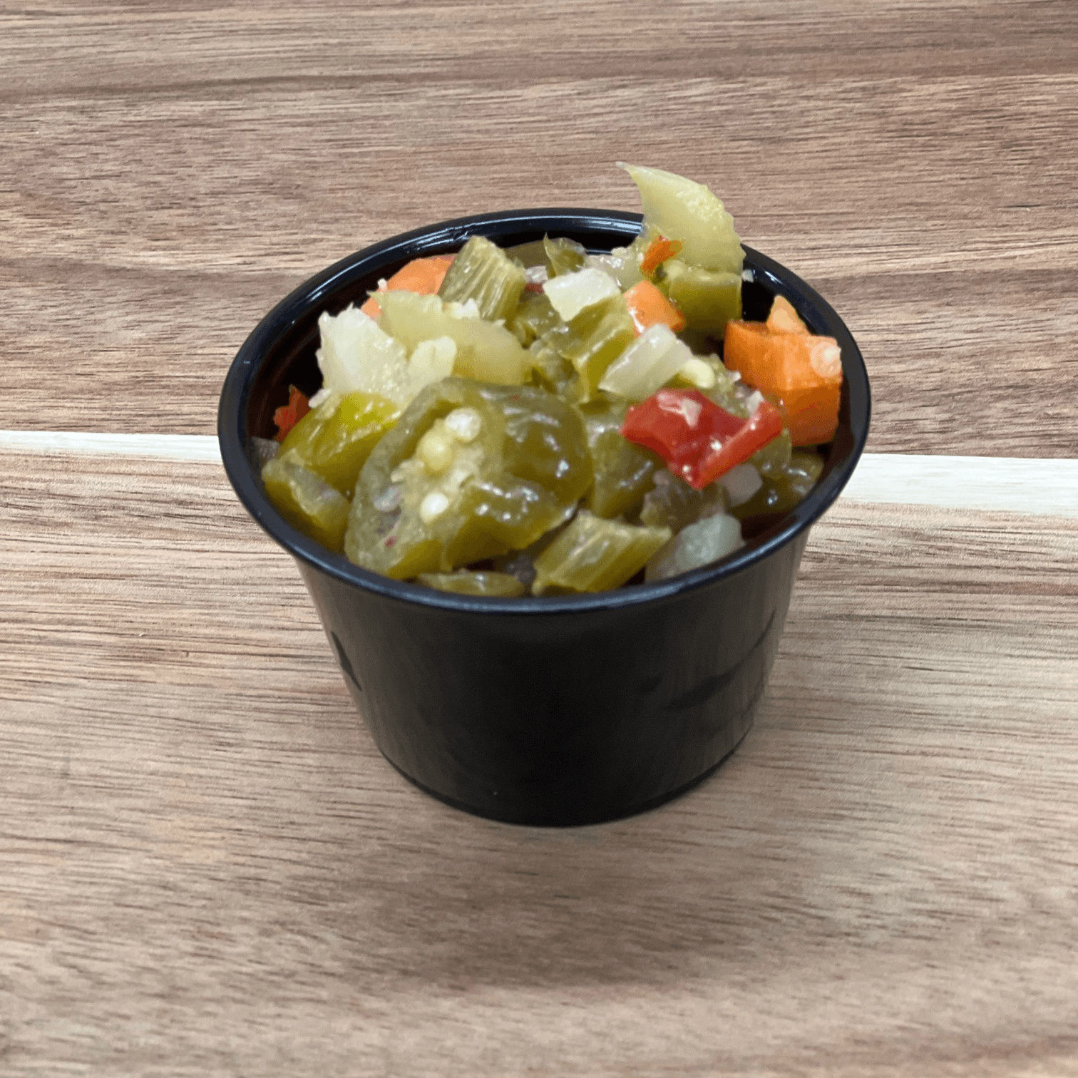 Spicy Hot Giardiniera Mix.