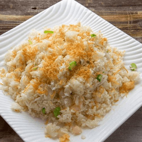 Dried Scallop with Egg White and Seafood Fried Rice 瑤柱蛋白海鮮炒飯