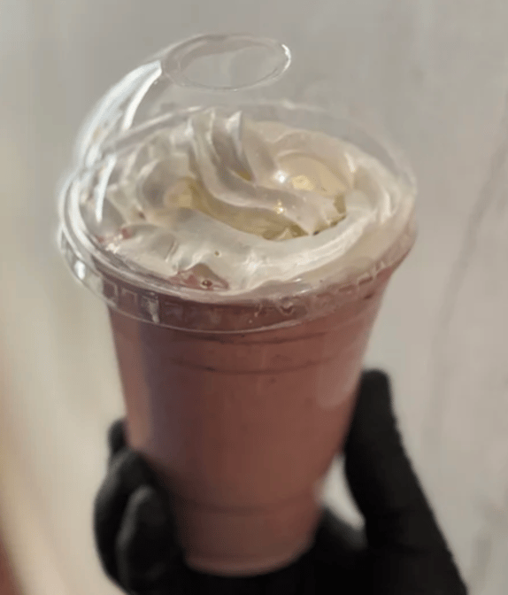 Batido De Fresa / Strawberry Smoothie.