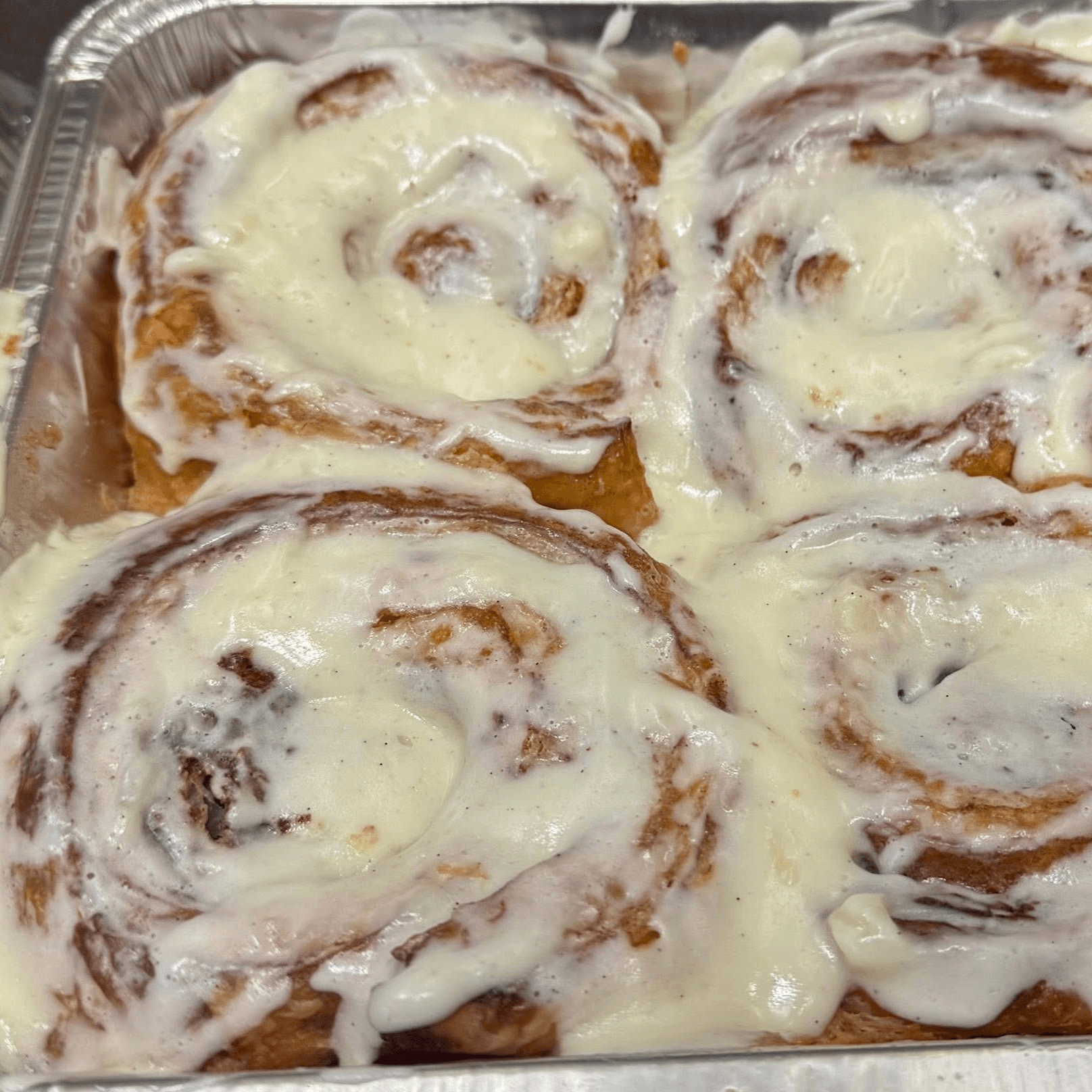 1 Large Cinnamon Roll.