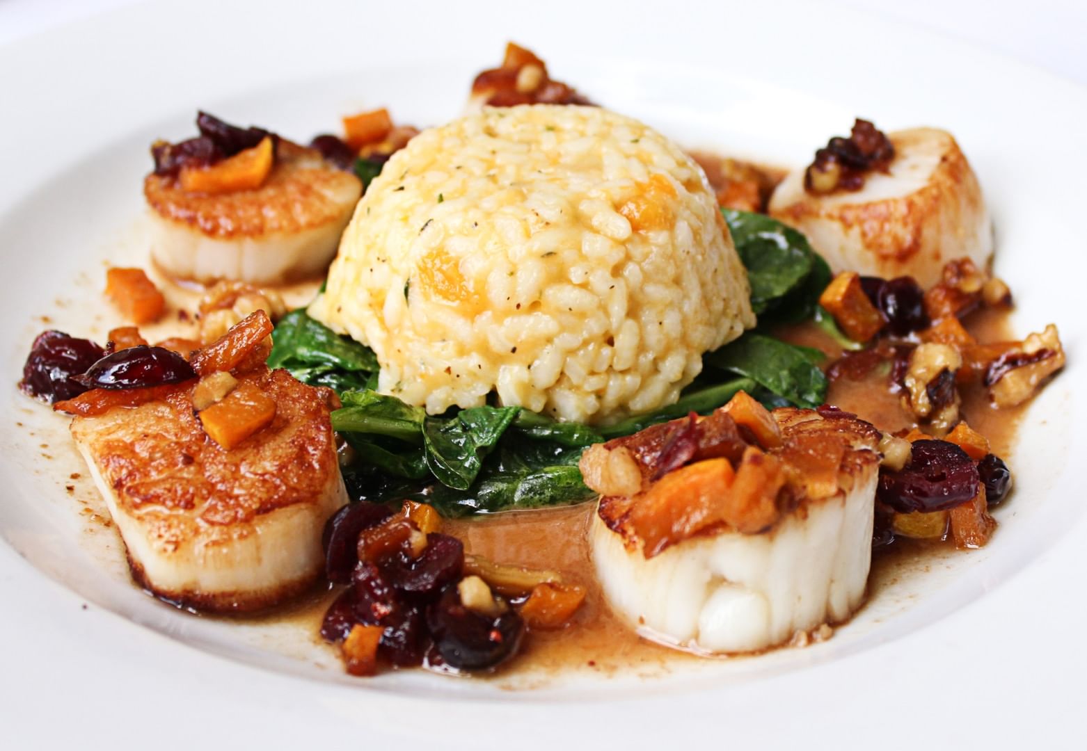 Seared Sea Scallops.