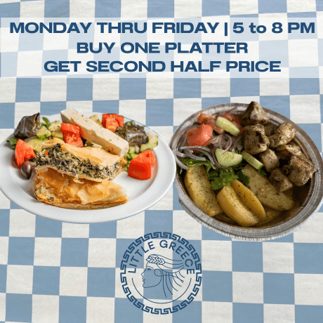 Platter Special for Dinner.