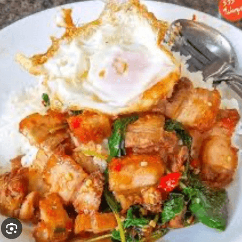 pad ka paw crispy pork