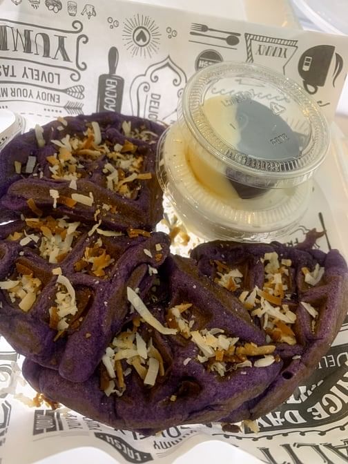 Ube Waffle.