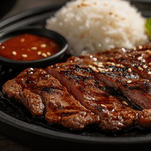 Rice Platter with Grilled.