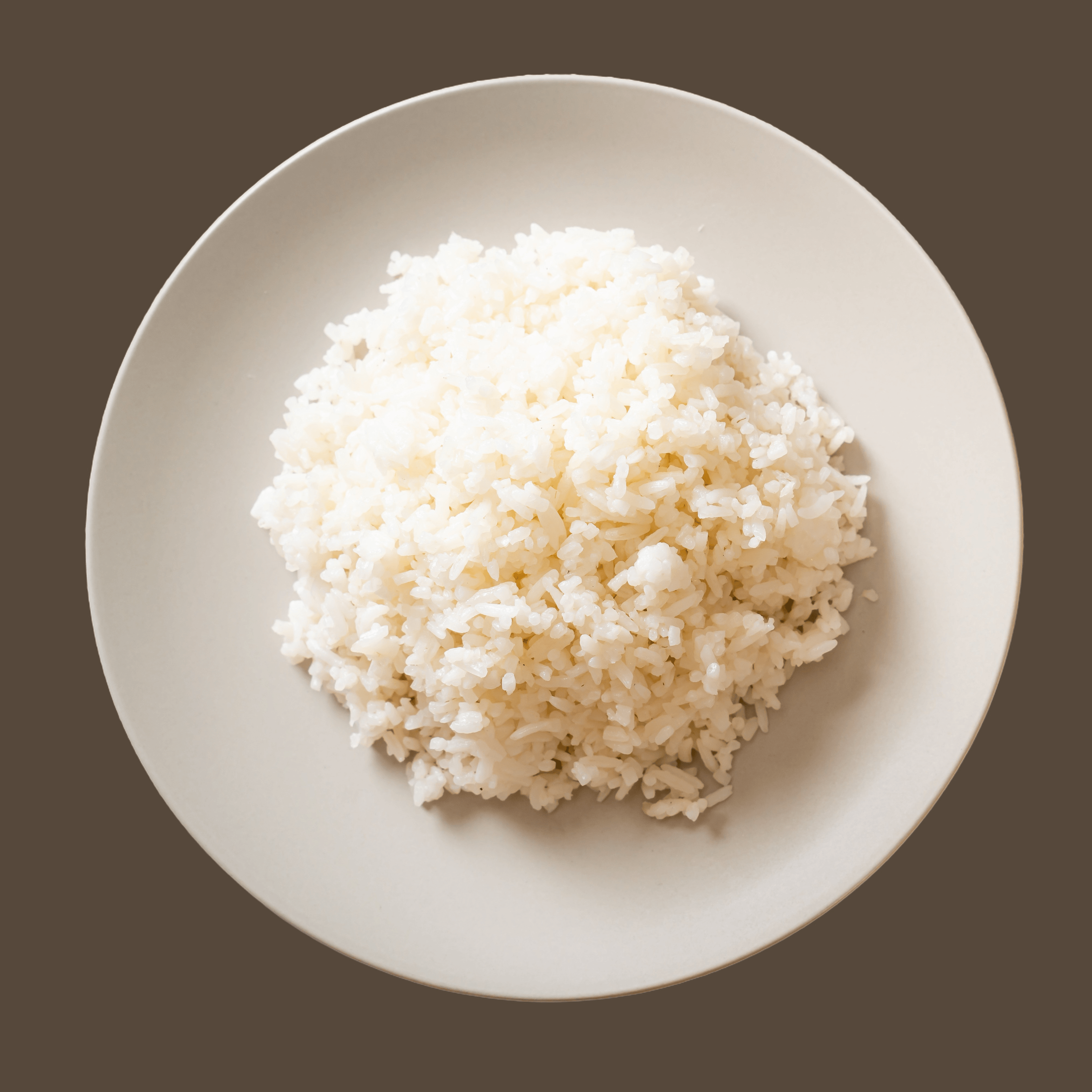 Steamed Jasmine Rice.