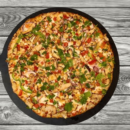 Malai Chicken Pizza.