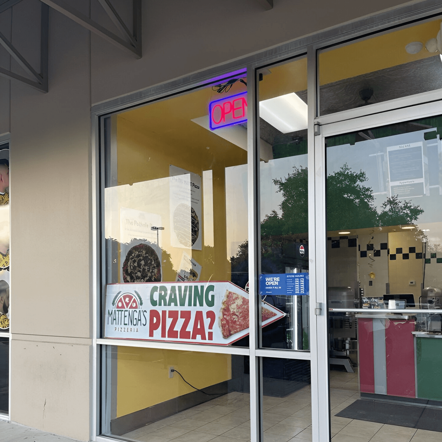 Welcome to Mattenga's Pizzeria Wilderness Oak