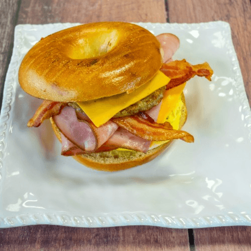 Monster Protein Bagel.