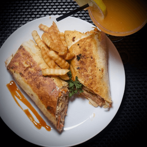 Nigerian Beef Shawarma.