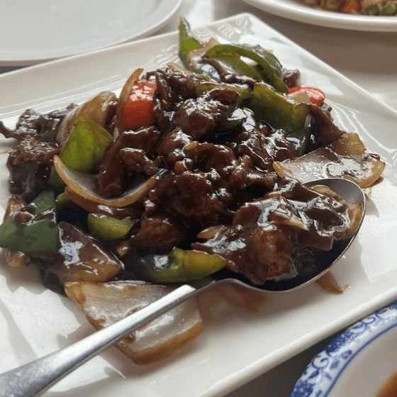 青椒牛 Pepper Steak.