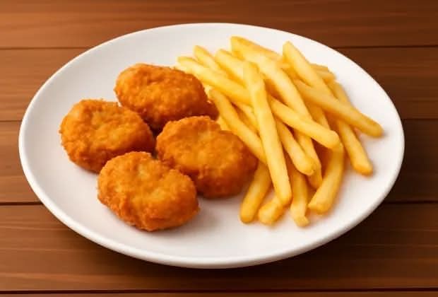 Kid's Chicken Nuggets and Fries.