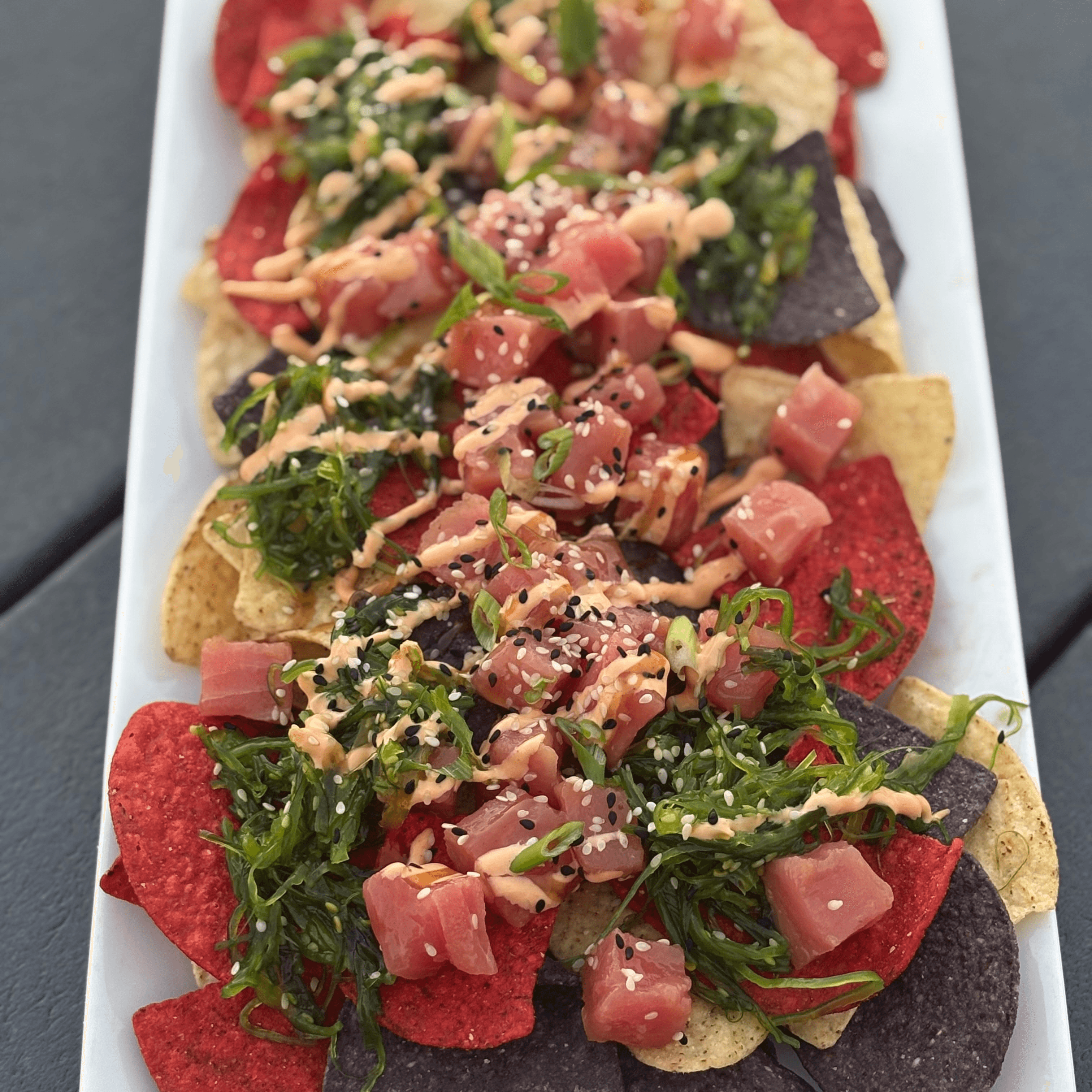 Ahi Tuna Nachos.