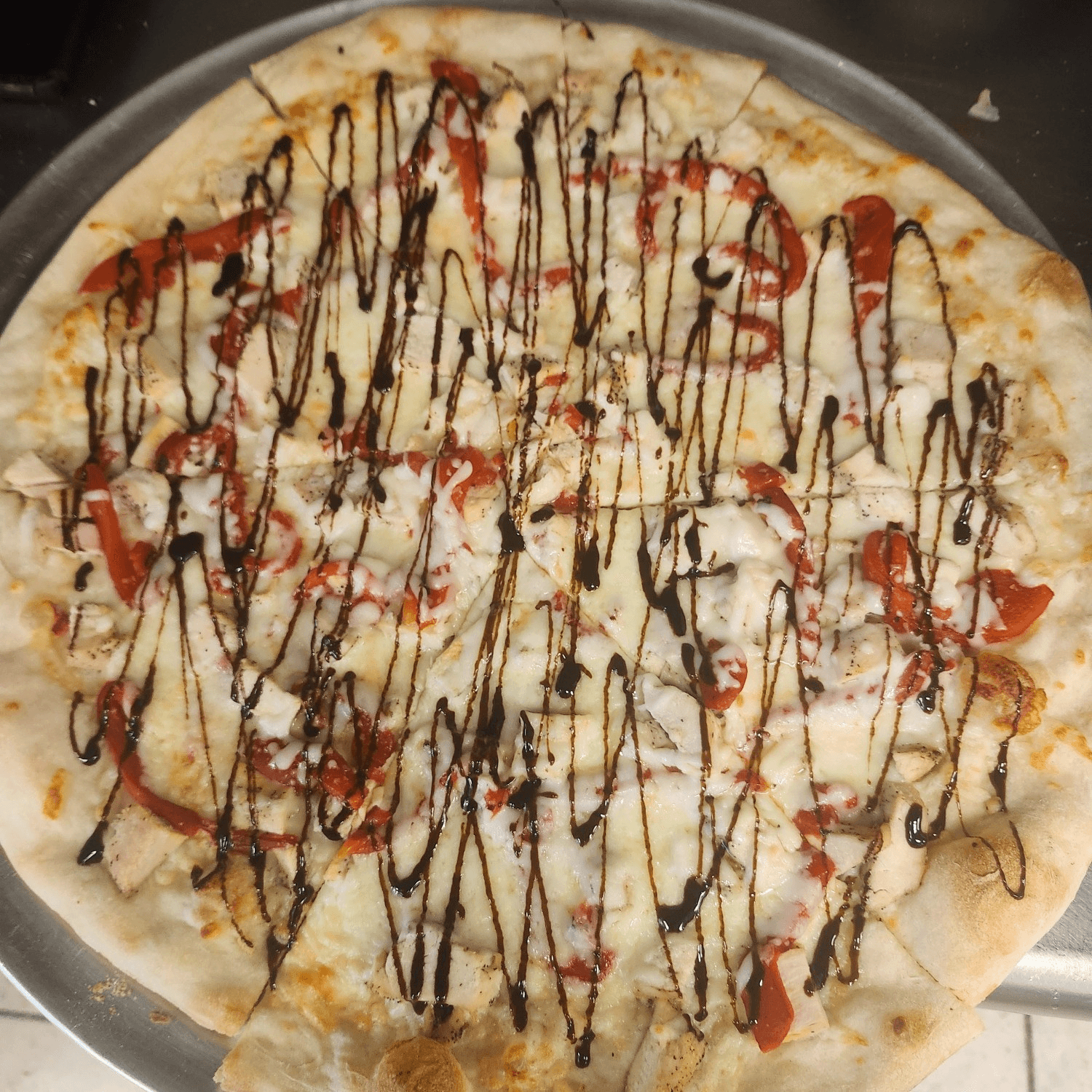 Italian Chicken Pizza.