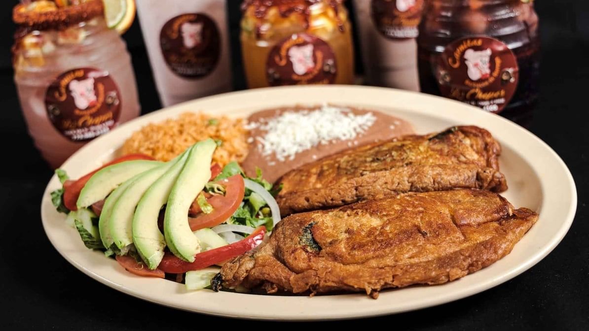 Chiles Rellenos / Stuffed Peppers.