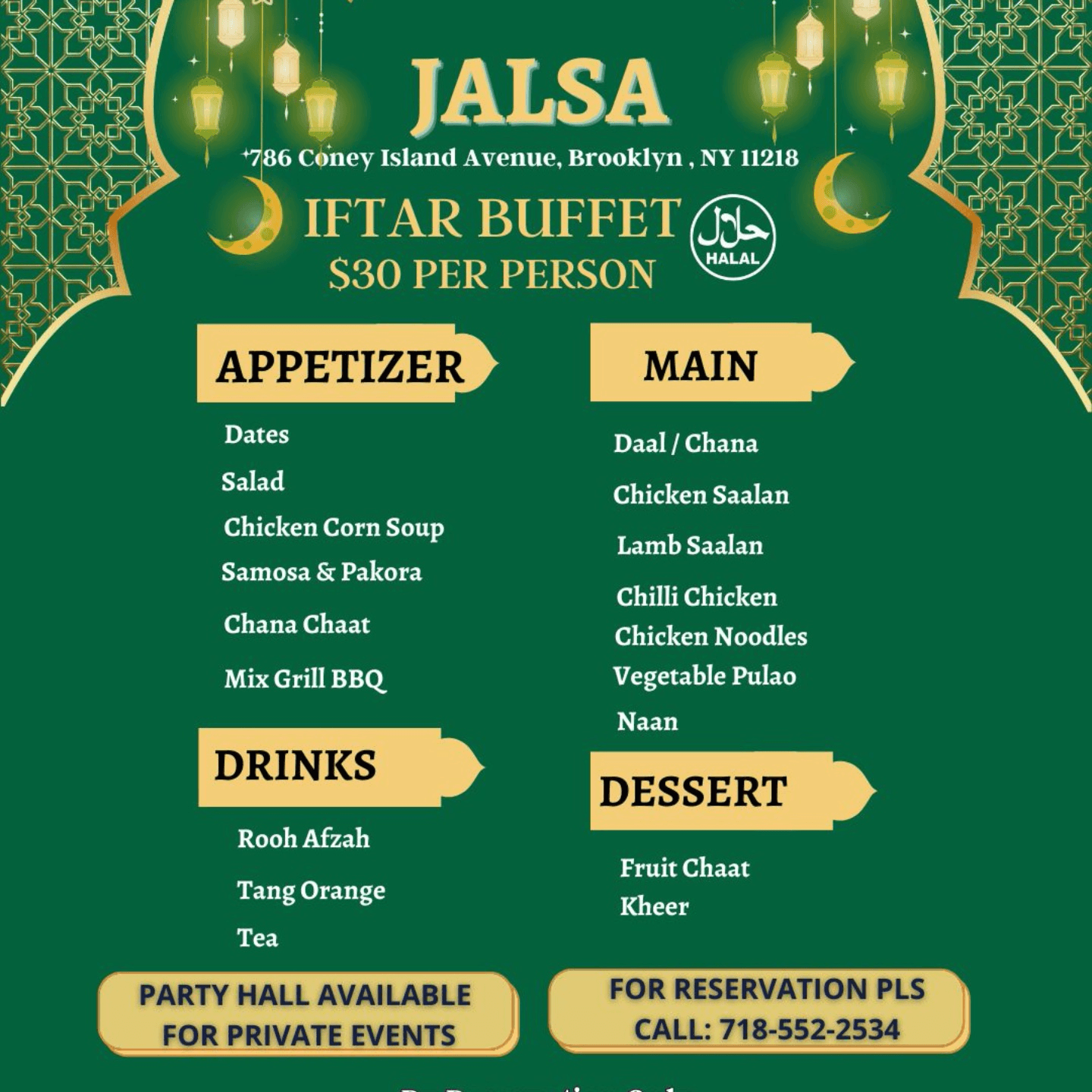 Ramadan Special Iftar Buffet