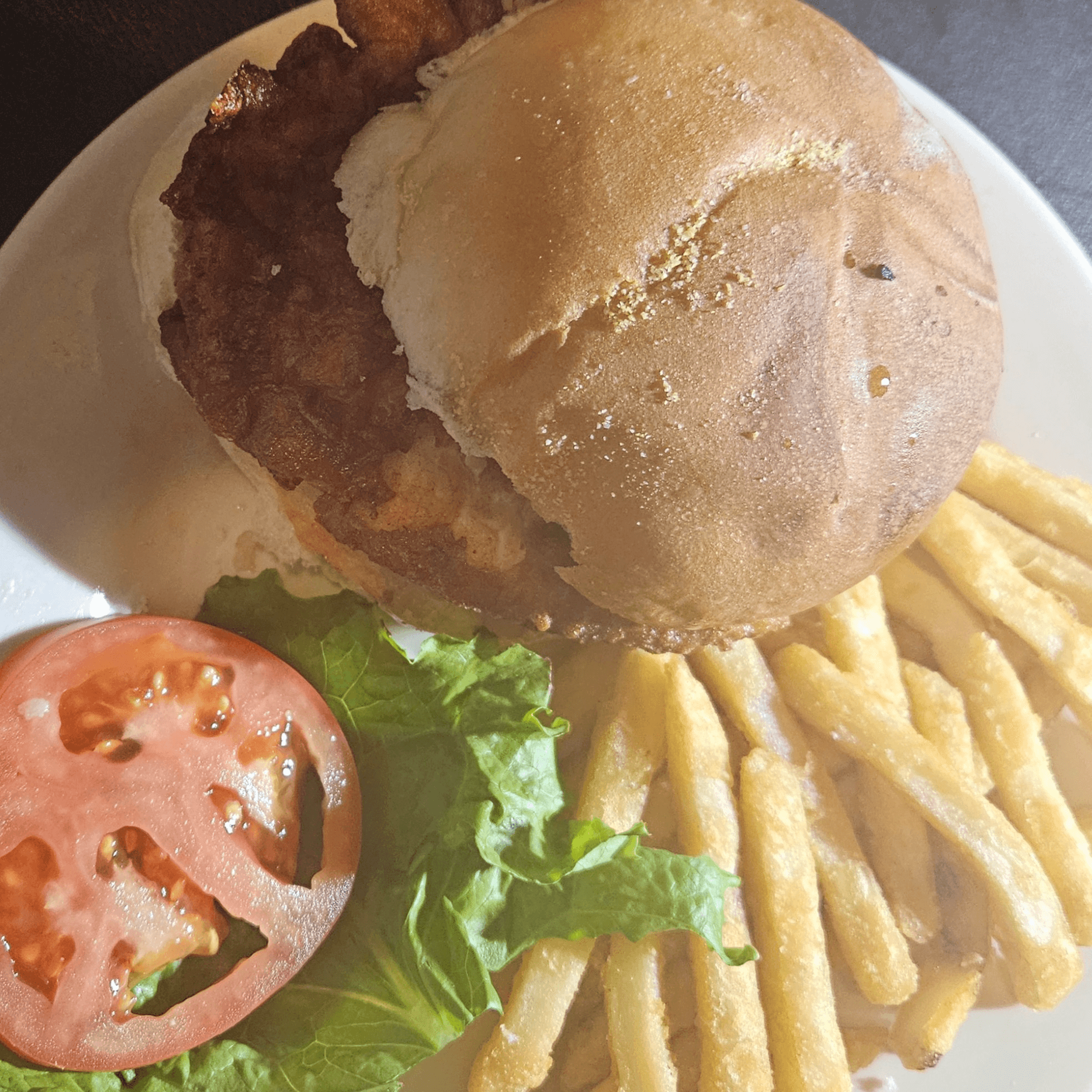 Fried Boneless Chicken Sandwich.