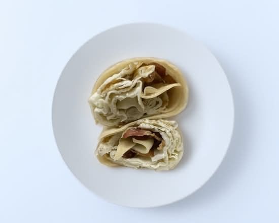 Bacon, Egg Whites and Swiss Wrap.