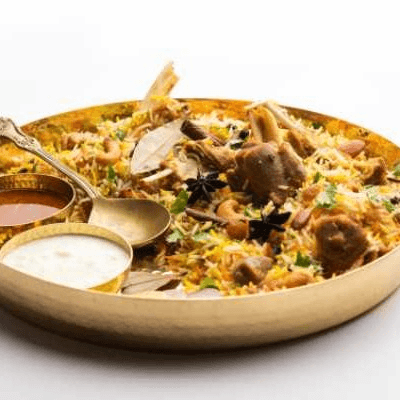NAWABI MUTTON BIRYANI.