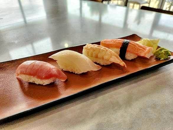 Nigiri appetizer.