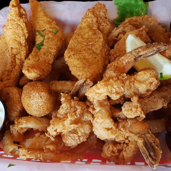 Fried Catfish & Shrimp Combo.