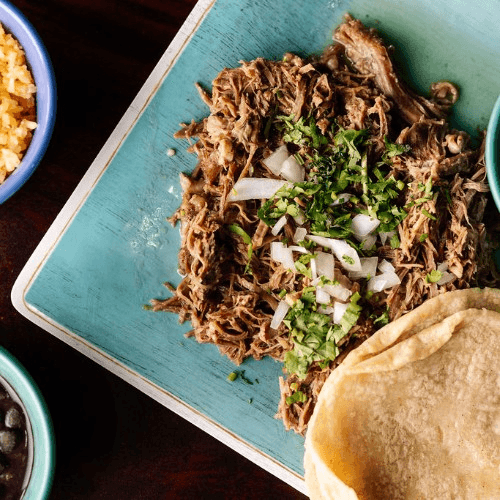 Barbacoa (Lamb) Plate.
