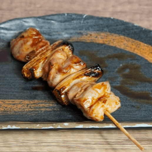 Negima (Jidori Chicken Thigh with Green Onion) Skewer　ねぎま串.