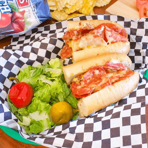 Pepperoni Cheesesteak.