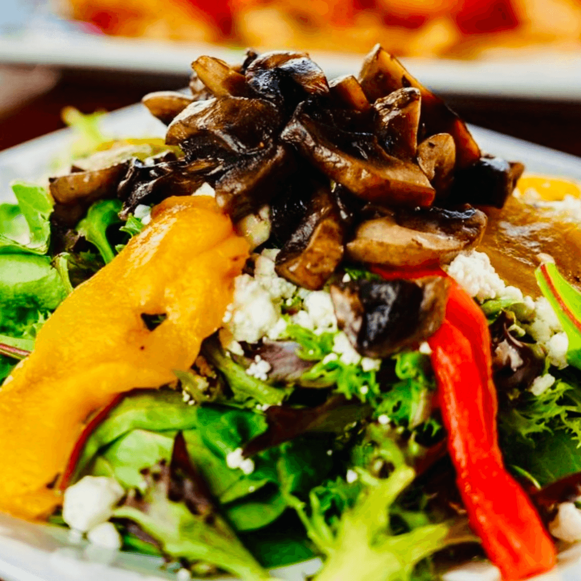 Organic Goat Cheese Salad.