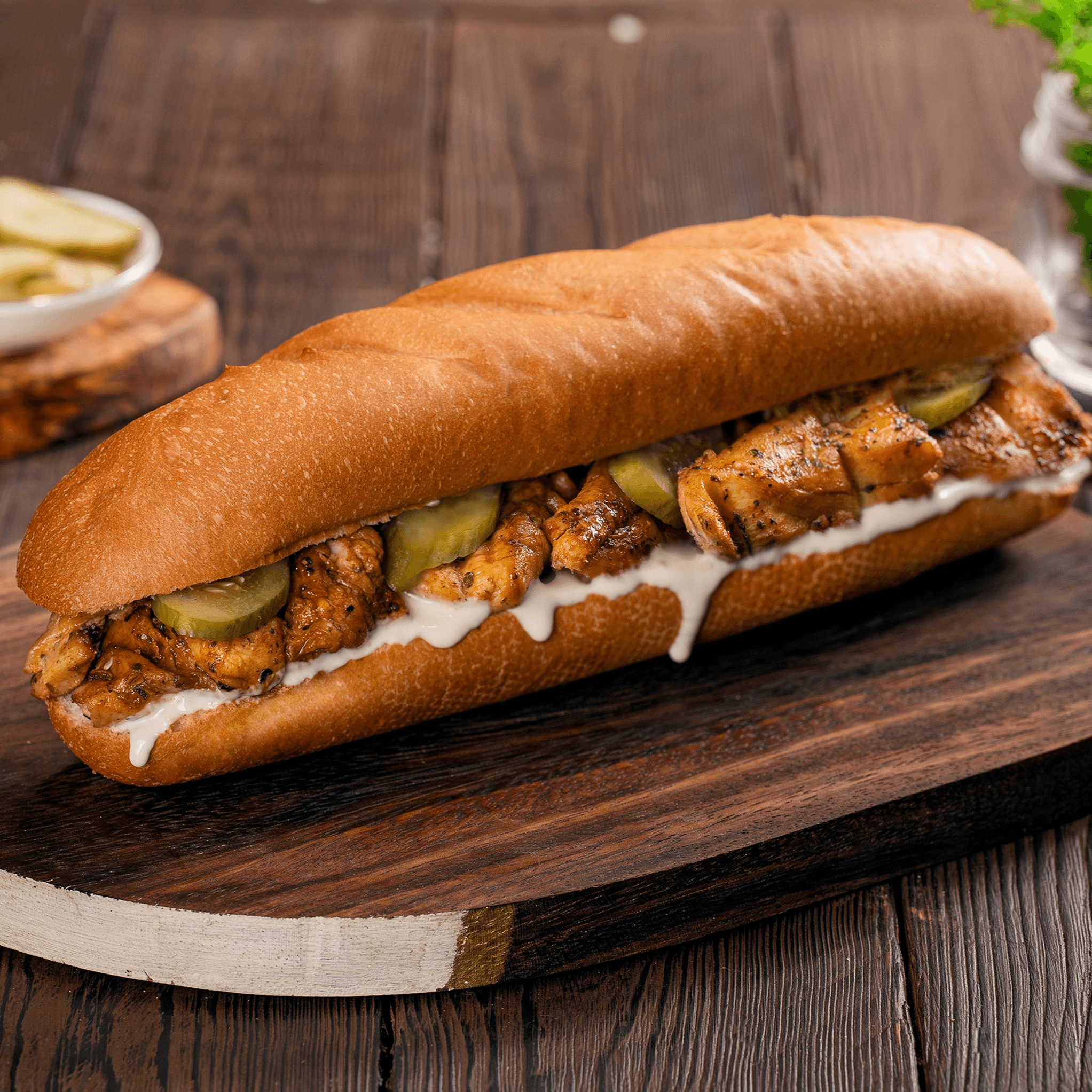 Grilled Chicken Hoagie.
