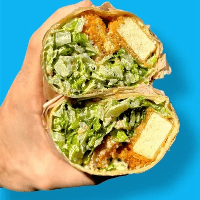 The Chick'n Caesar Wrap.