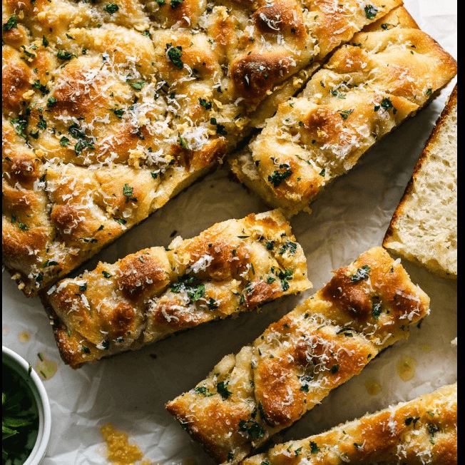 Homemade Focaccia Bread.