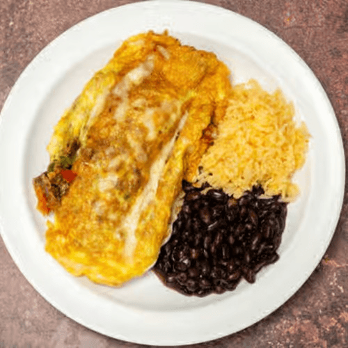 Steak Omelet Chamaco.