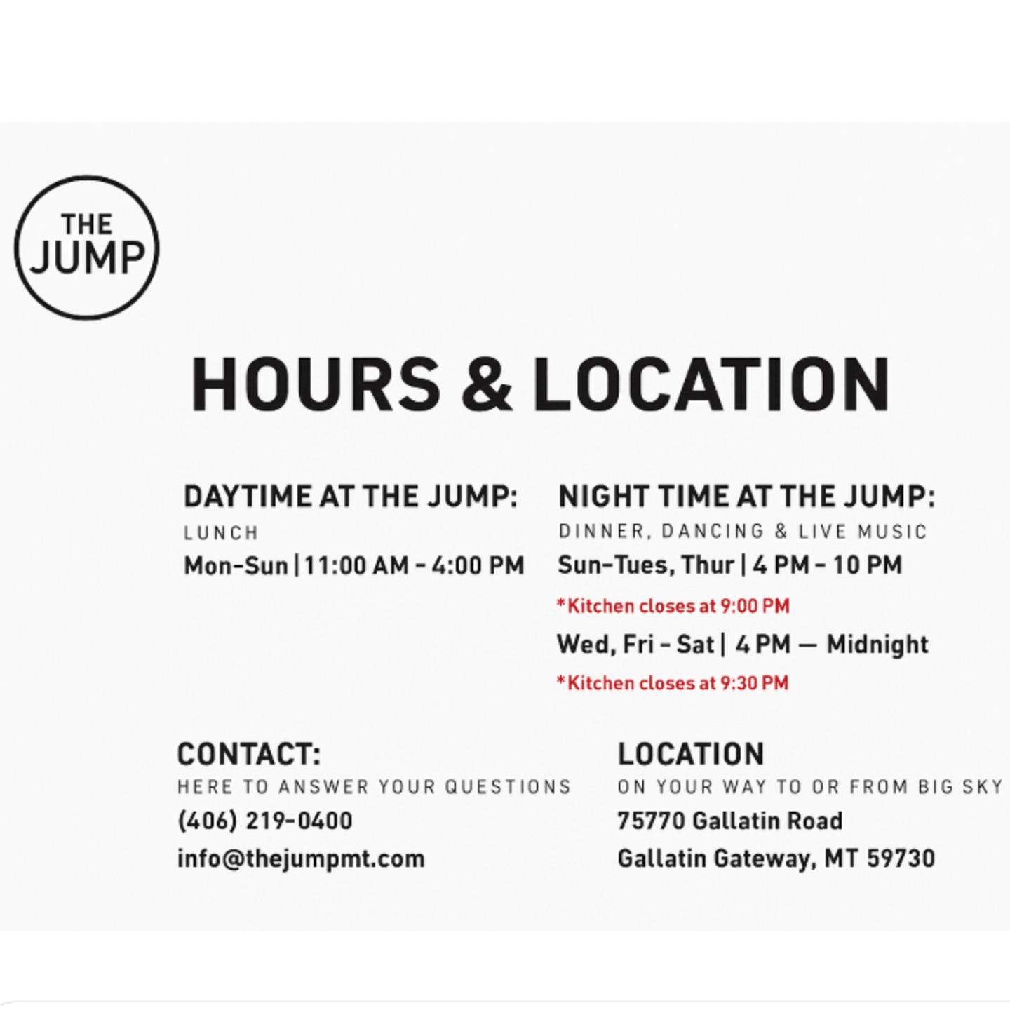 🍽️ Check Out Our Kitchen Hours!