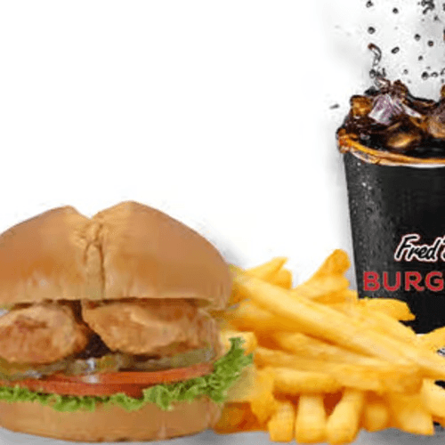 Crispy Chicken Sandwich Meal.