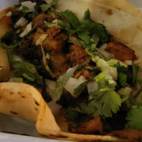 Chorizo con Papas Tacos.