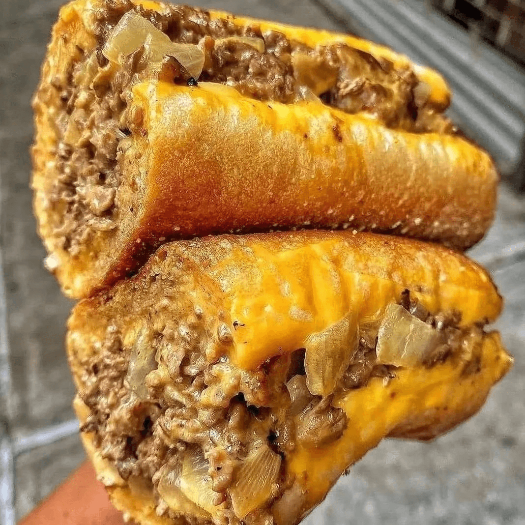 8) Cooper Sharp Cheese Steak Sandwich - Friday.