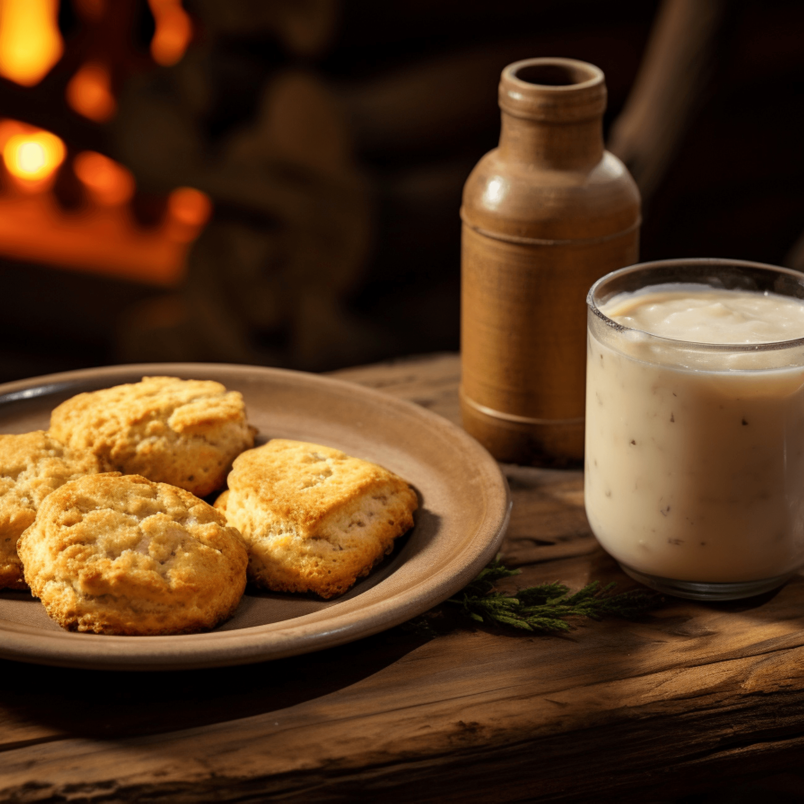 Biscuits & sausage gravy*.