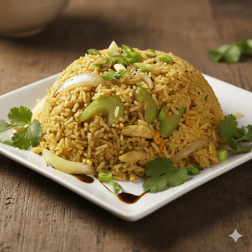 Yellow Curry Fried Rice.