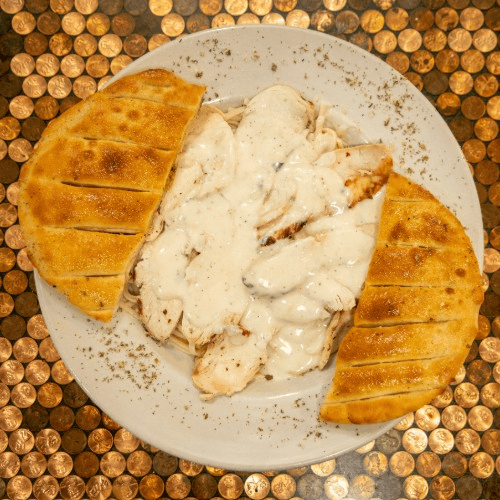 Chicken  Alfredo.